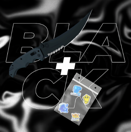 Nóż Flip Knife CS2 + 5x Naklejka CS2