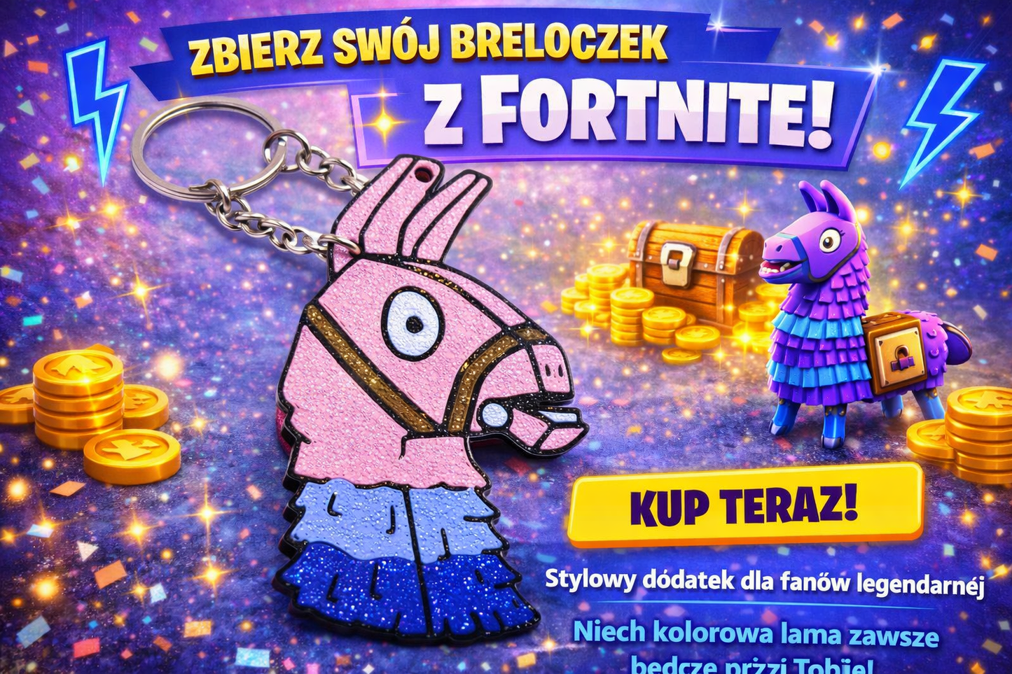 Fortnite brelok Lama