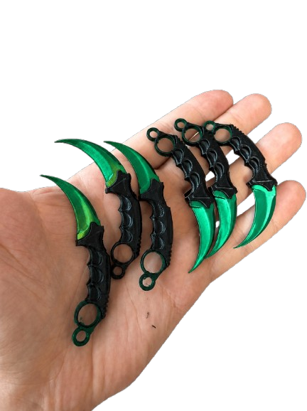 Nůž Karambit CS2 + 5x nálepka CS2