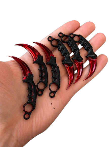Nůž Karambit CS2 + 5x nálepka CS2