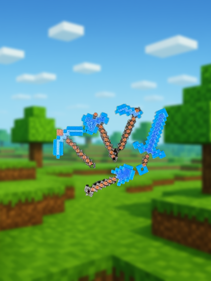 Brelok Łopata Minecraft