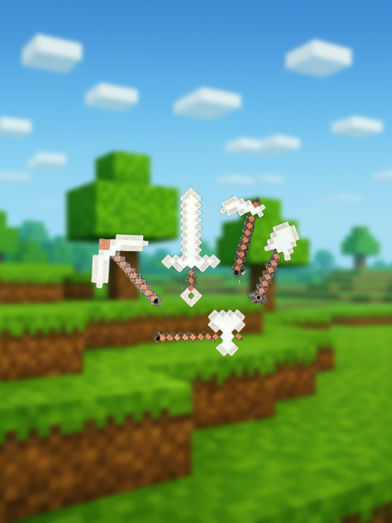 Brelok Łopata Minecraft