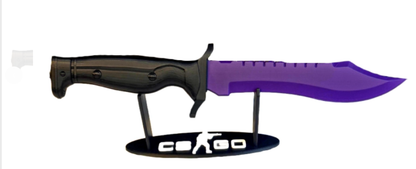 Nóż Bowie CS2 + 5x Naklejka CS2