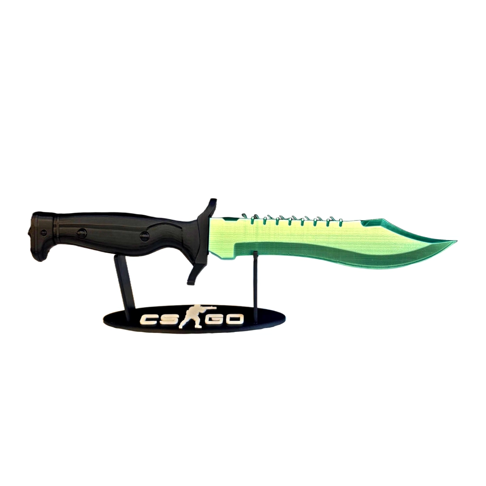 Nóż Bowie CS2 + 5x Naklejka CS2