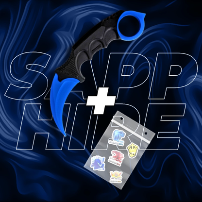 Nóż Karambit CS2 + 5x Naklejka CS2