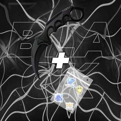 Nóż Karambit CS2 + 5x Naklejka CS2