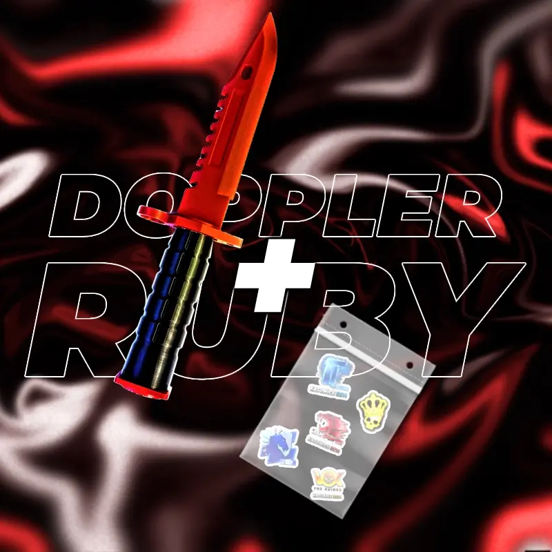 Nóż M9 Bayonett CS2 + 5x Naklejka CS2