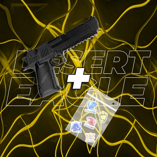 DESERT EAGLE BLACK CS2 + 5x naklejka CS2