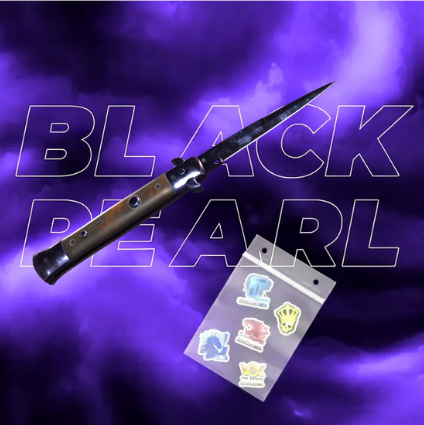 Nóż Stiletto CS2 + 5x Naklejka CS2