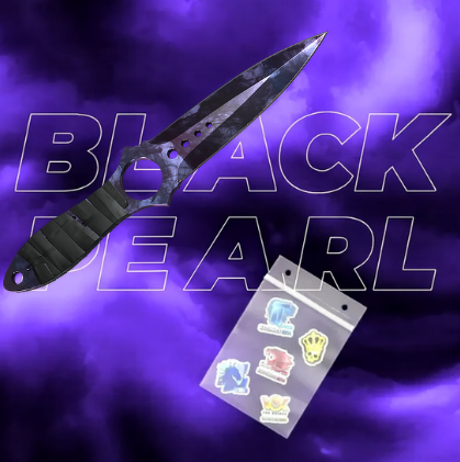 Nóż Skeleton CS2 + 5x Naklejka CS2