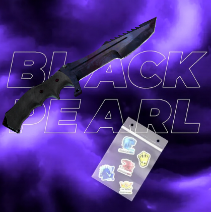 Nóż Huntsman CS2 + 5x Naklejka CS2