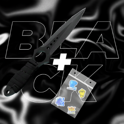 Nóż Skeleton CS2 + 5x Naklejka CS2