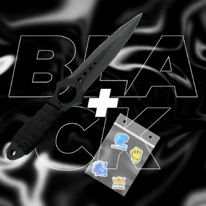 Nóż Skeleton CS2 + 5x Naklejka CS2