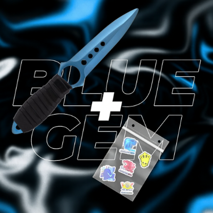 Nóż Skeleton CS2 + 5x Naklejka CS2