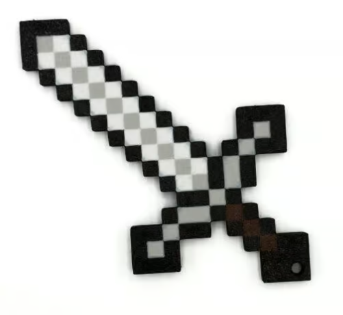 Brelok Miecz Minecraft