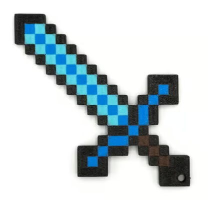 Brelok Miecz Minecraft