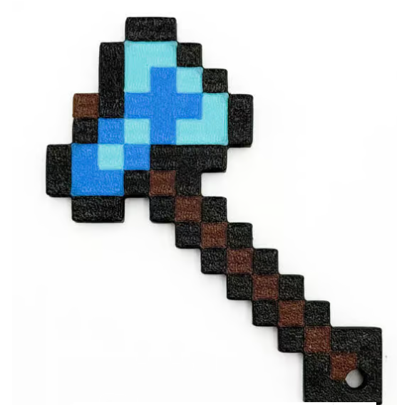 Brelok Siekiera Minecraft