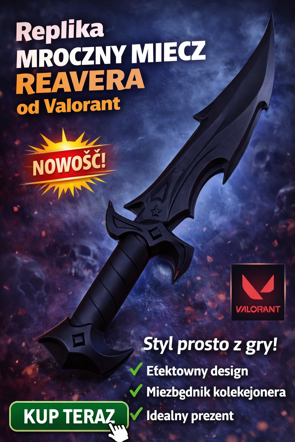 Valorant - čepel Reaver