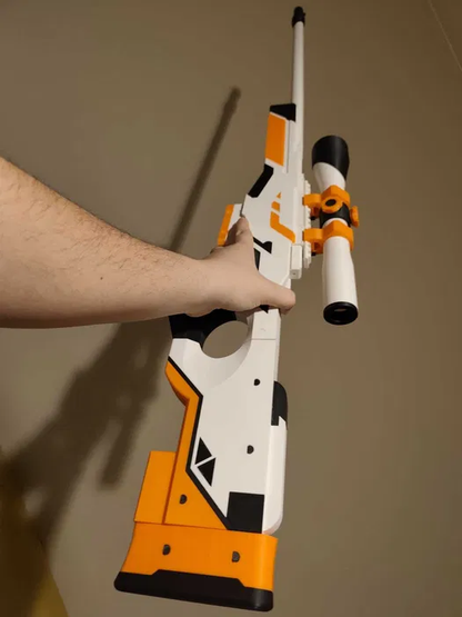 AWP Asiimov Replika 1:1 + 50x naklejka CS2