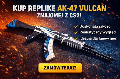 AK-47 Vulcan Replika 1:1 + 50x naklejka CS2