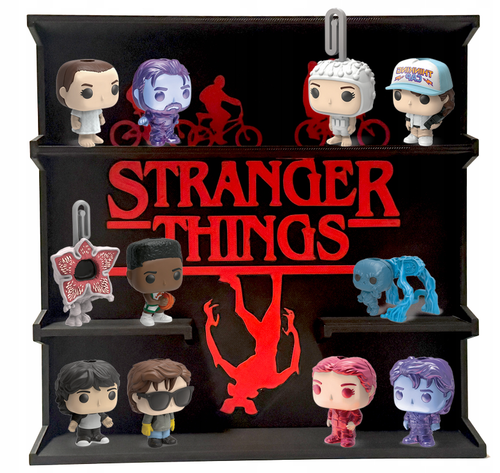 Półka na figurki Stranger Things – organizer Kinder Joy V2