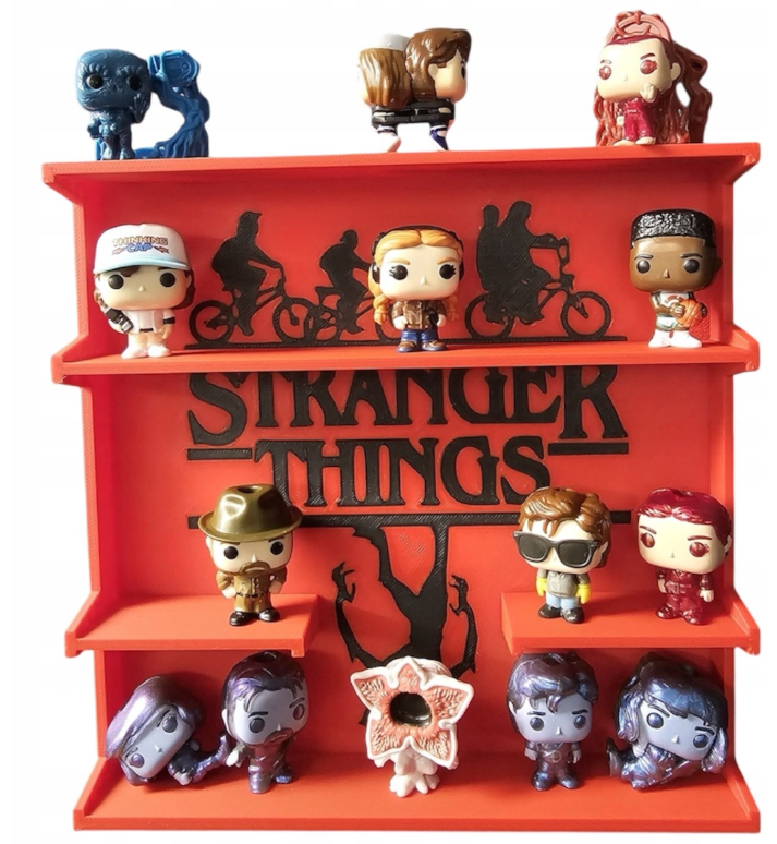 Półka na figurki Stranger Things – organizer Kinder Joy V2