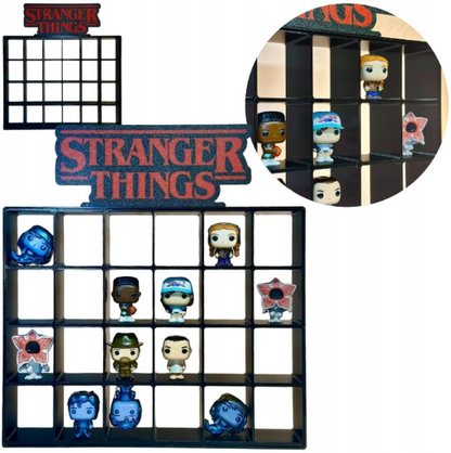 Półka Stranger Things do figurek kolekcjonerskich V3