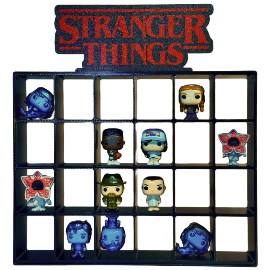 Półka Stranger Things do figurek kolekcjonerskich V3