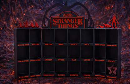 Półka Stranger Things na figurki Kinder Joy Funko V4