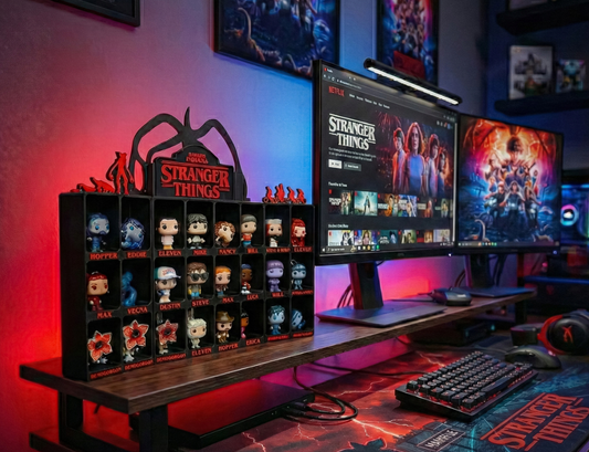 Półka Stranger Things na figurki Kinder Joy Funko V4