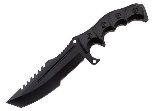 KOVOVÝ Ostrý Lovecký nůž CS2 IRL + 5x Nálepka CS2