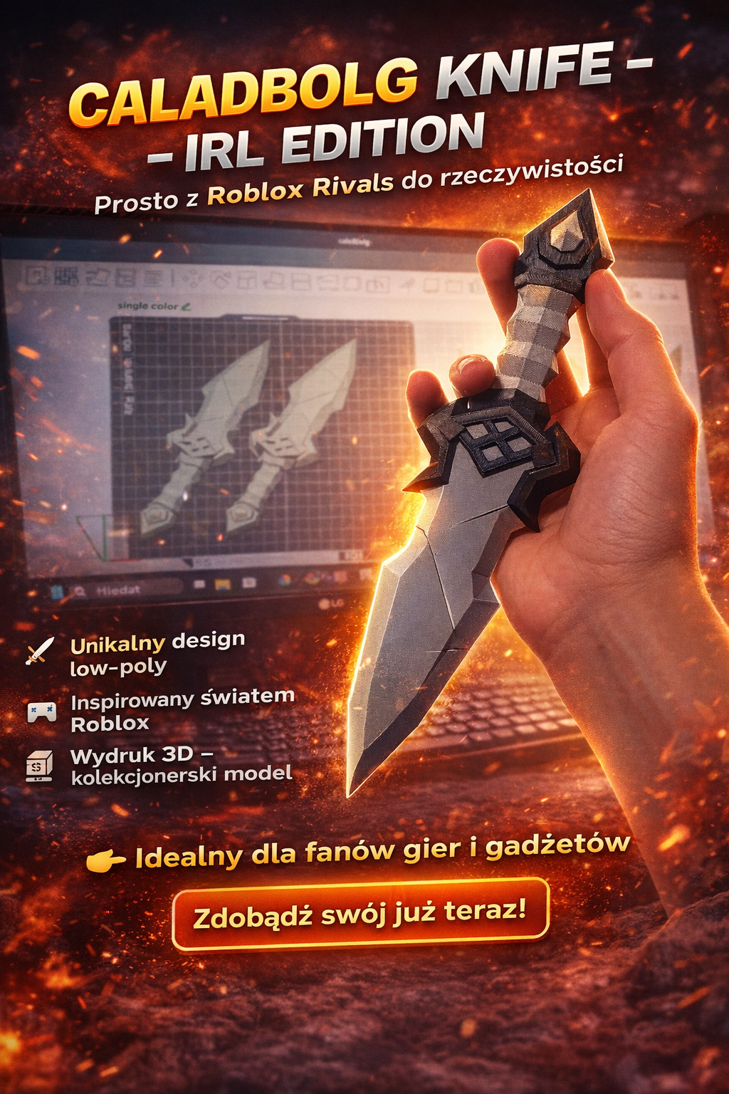 Caladbolg Knife Roblox Rivals