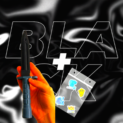 Nóż Bayonet CS2 + 5x Naklejka CS2