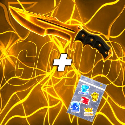 Huntsman Knife CS2 + 5x Naklejka CS2