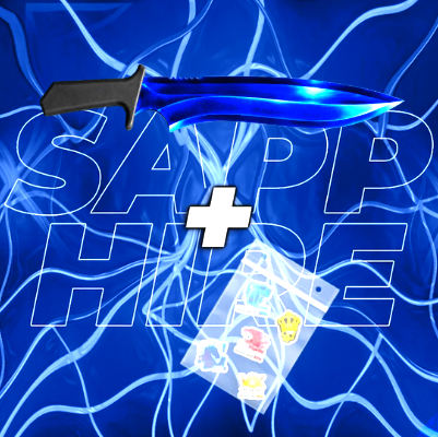 Nůž Karambit CS2 + 5x nálepka CS2