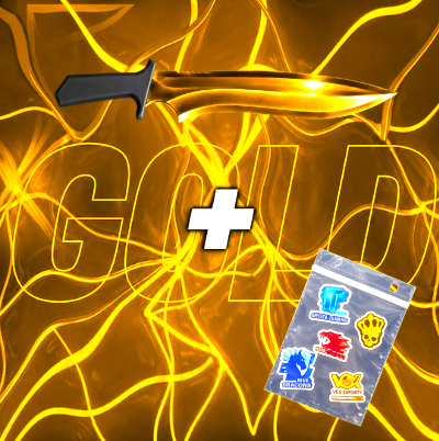 Nůž Karambit CS2 + 5x nálepka CS2