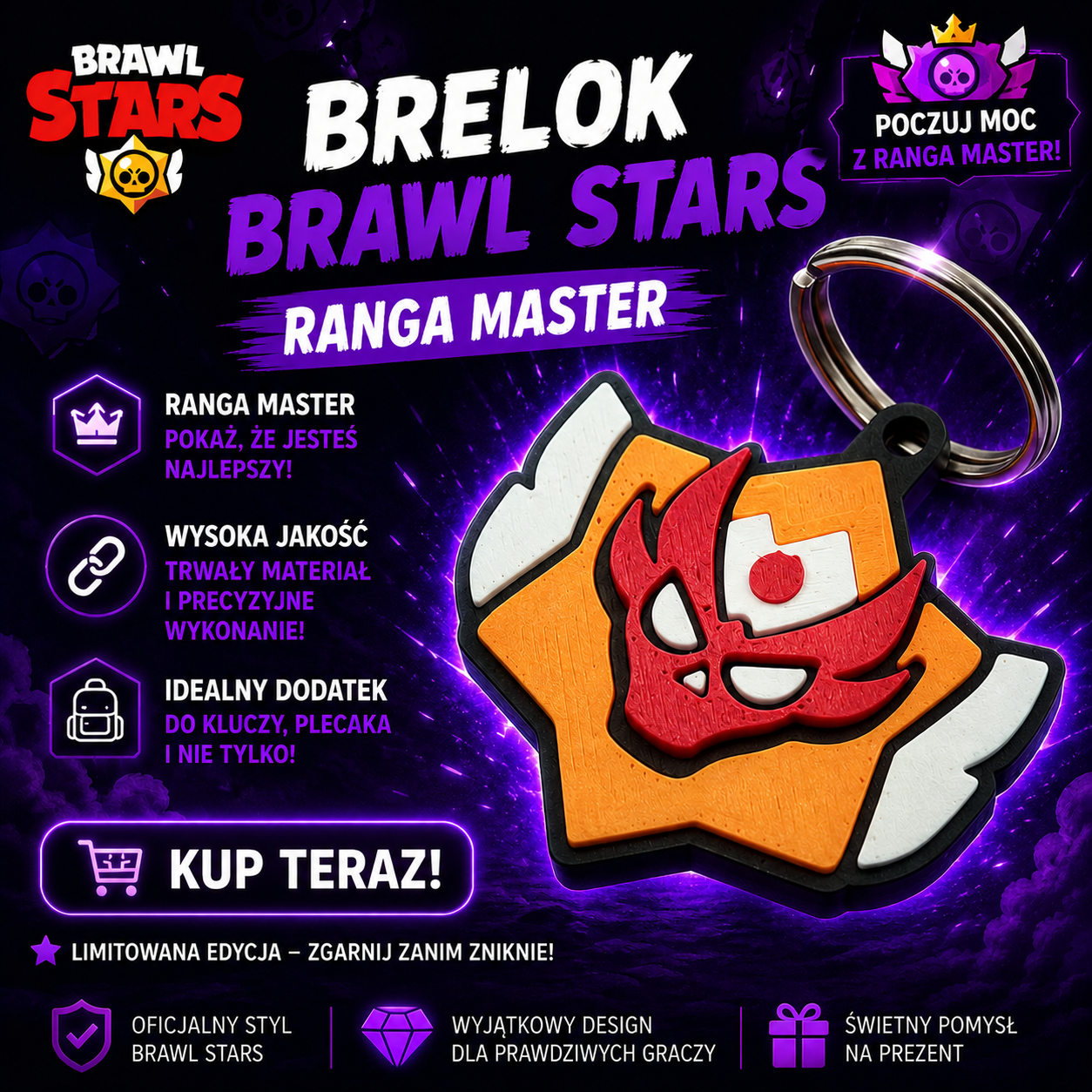Brawls Stars Ranga Brelok